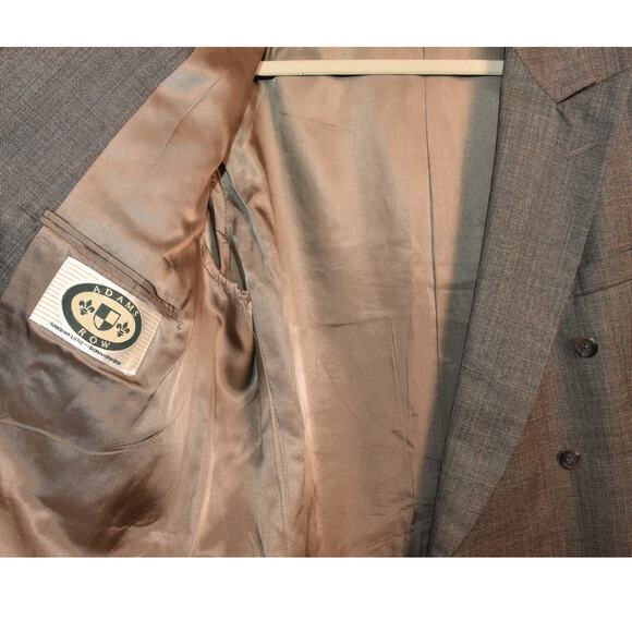 Adams Row Blazer Men's 42 Regular USA Made Double Breasted READ FOR MEASUREMENTS - Picture 8 of 13